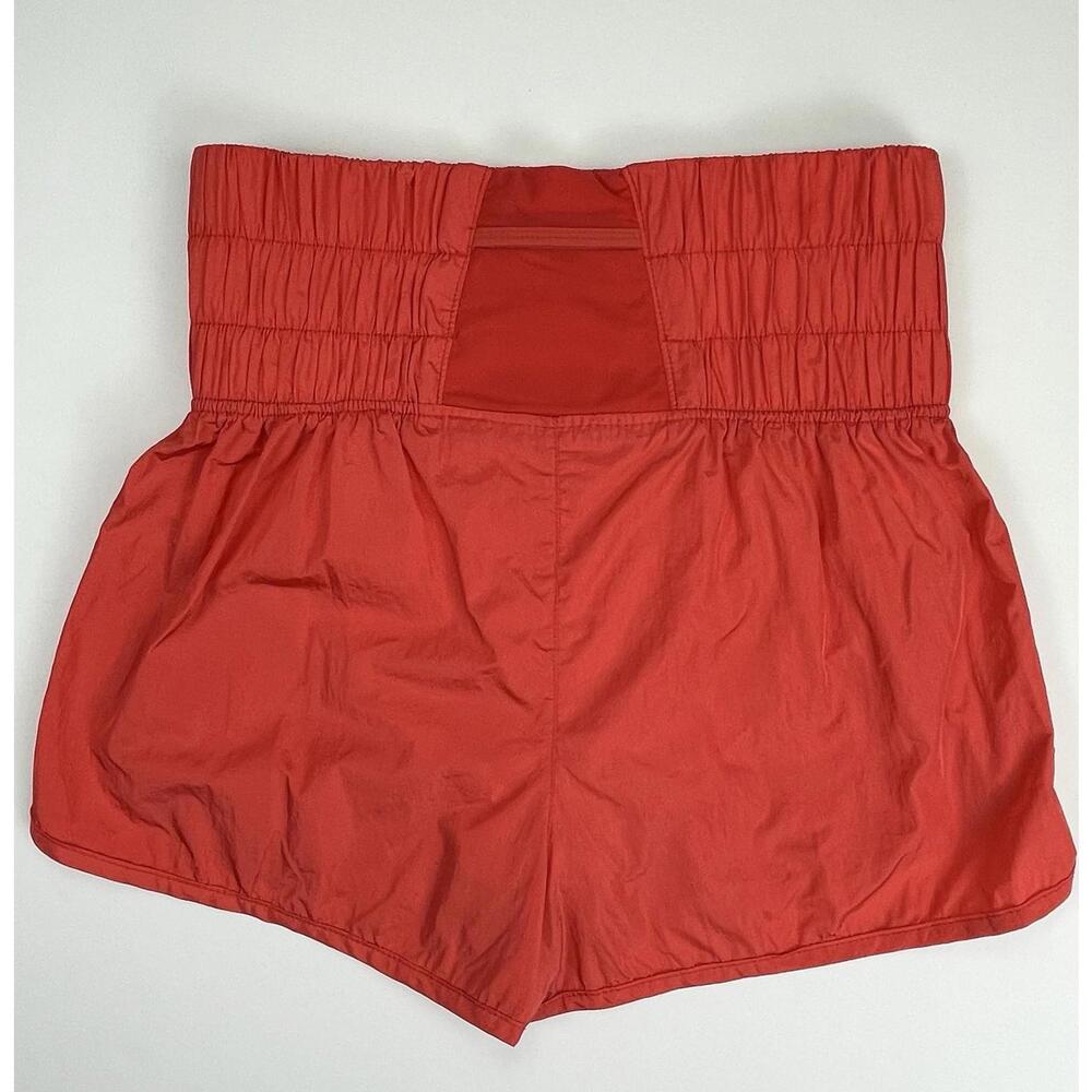 Free People Movement The Way Home Shorts Lined Bright Orange Pink Size Medium View 2